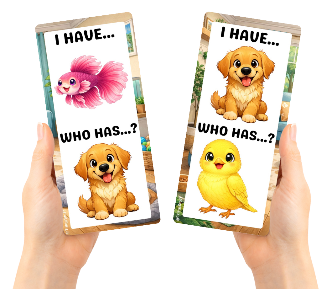 “I have, Who has?” Pet Animals